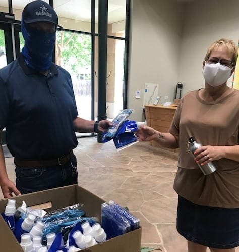 River Authority donation to UTSA Geology department