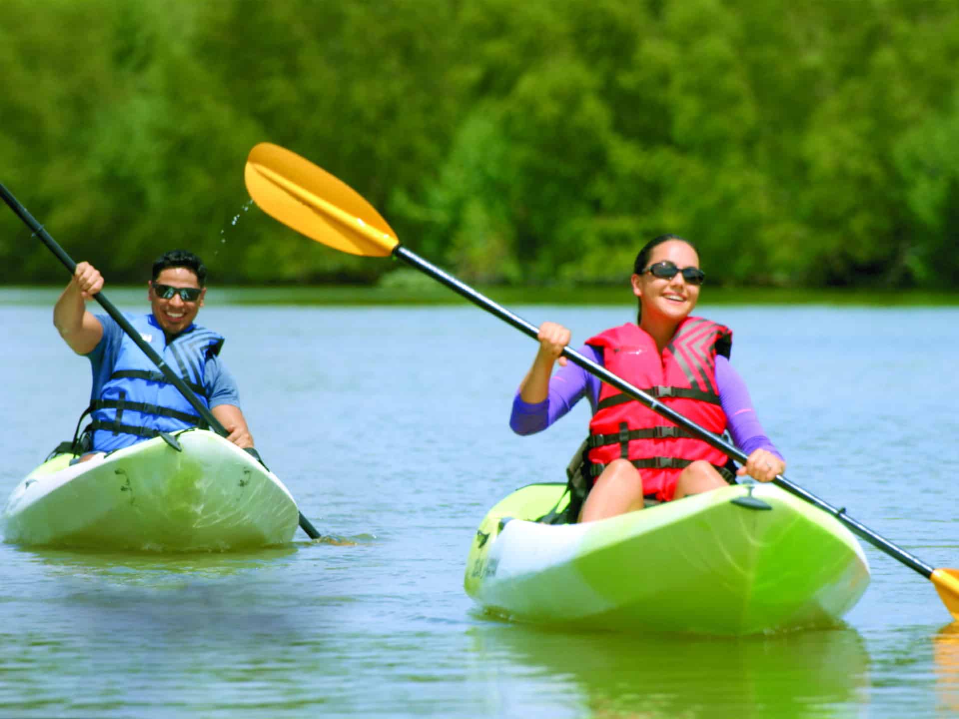 Mission Reach Paddlers
