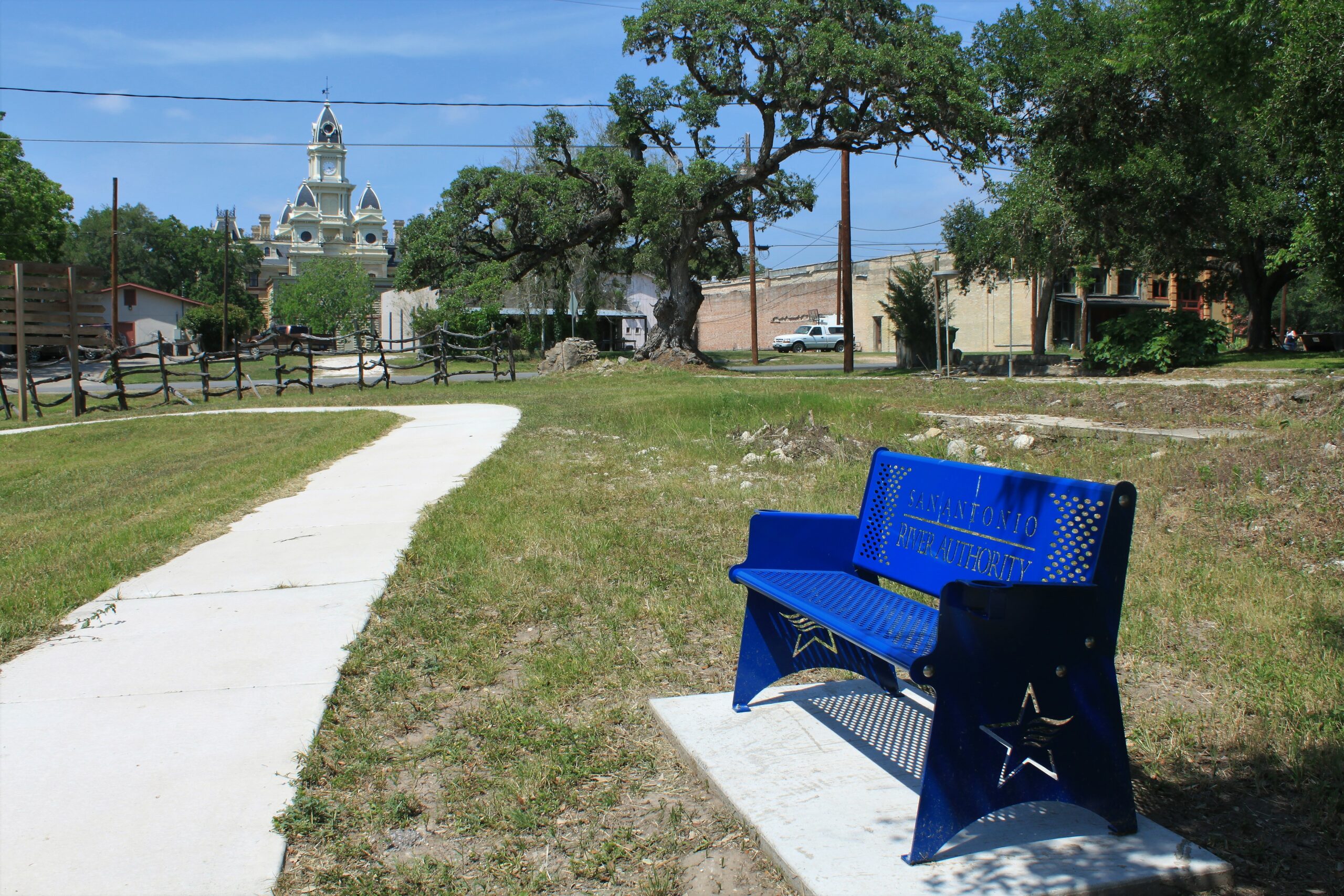 Branch River Park, Downtown Goliad View
