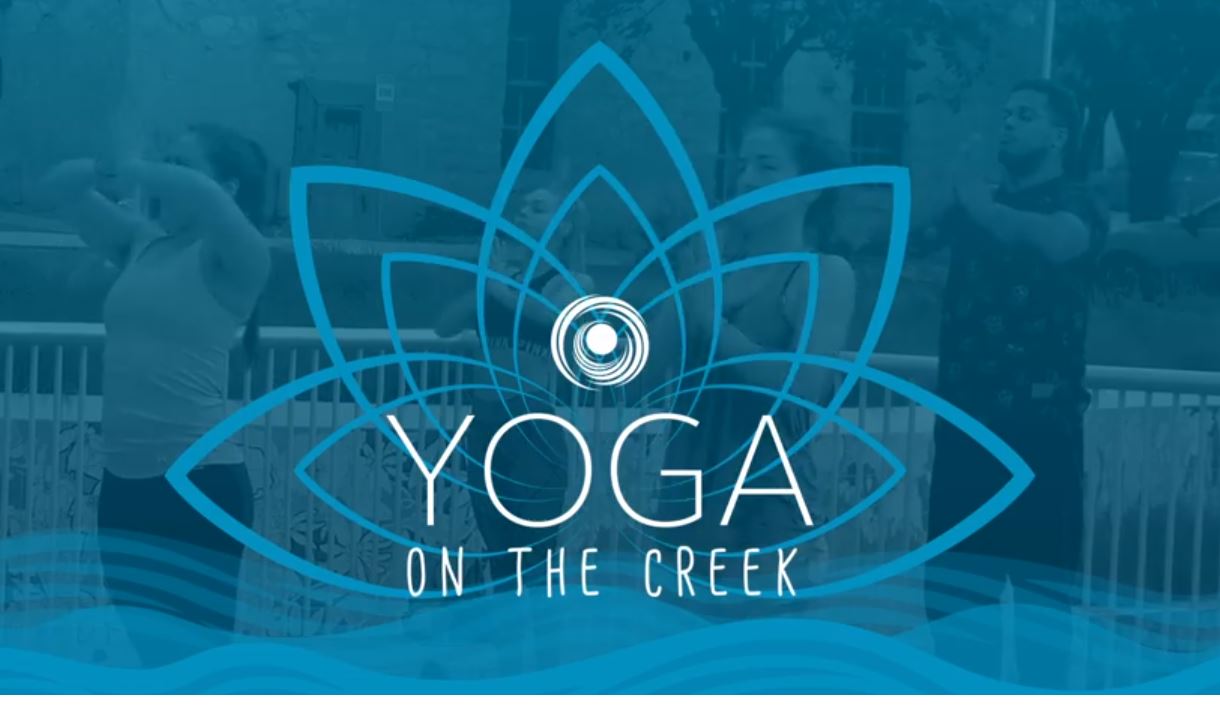 Yoga on the Creek logo and image