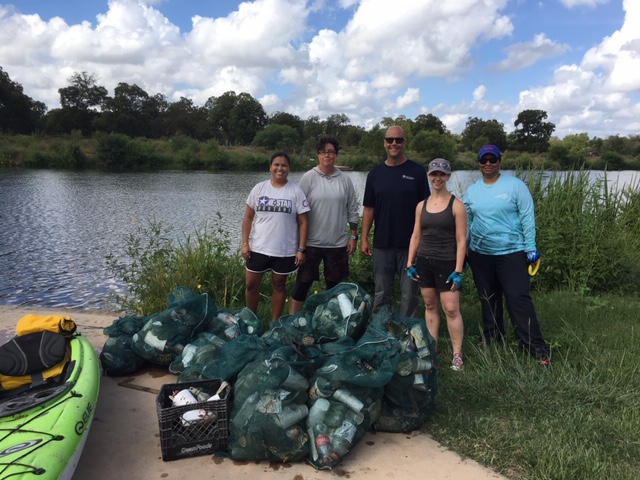 Paddling Trash Clean Up