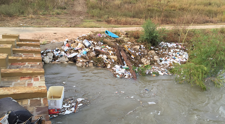 River Walk Mission Reach Trash Collected