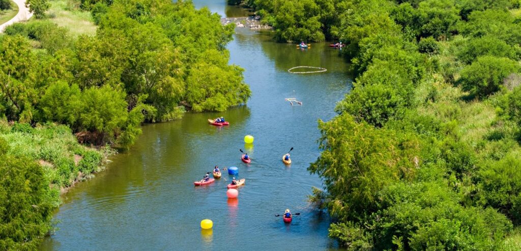 Participants of the 2021 Mission Reach Flotilla Fiesta