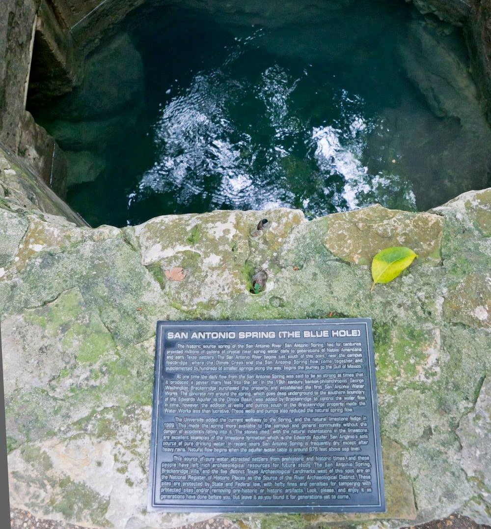 Blue hole sign