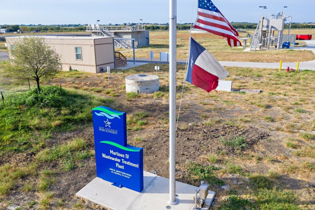 River Authority's Martinez IV Wastewater Treatment Plant