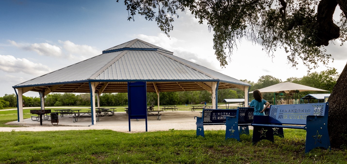 Pavilion at John William Helton San Antonio River Nature Park