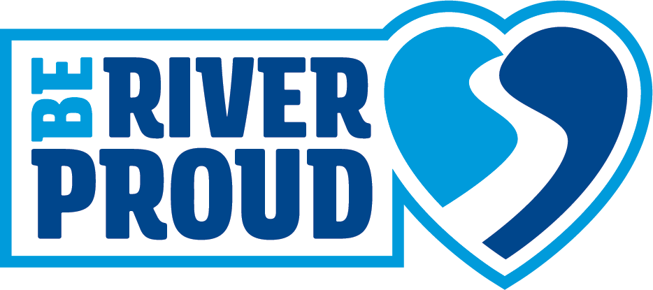 Be River Proud horizontal logo