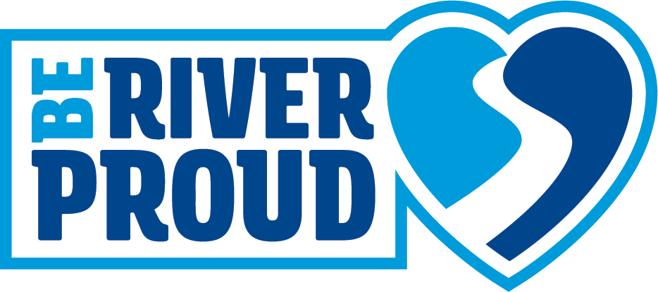 Be River Proud horizontal logo