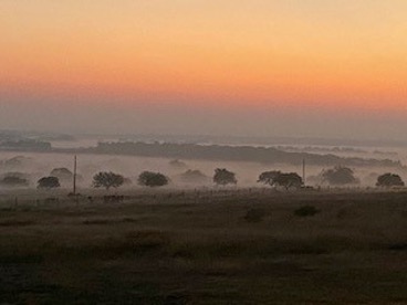 Sunrise in the San Antonio River Valley Rural Historic District