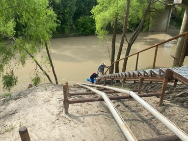 The Riverdale access point on the Goliad Paddling Trail.