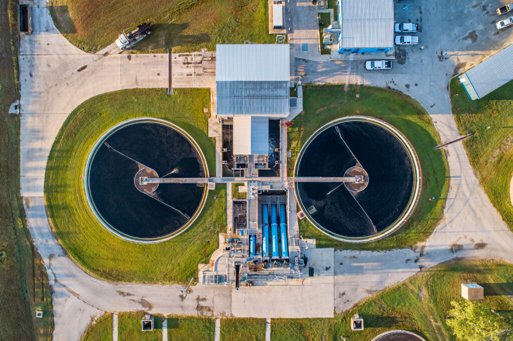 Salitrillo Plant wastewater plant water tanks