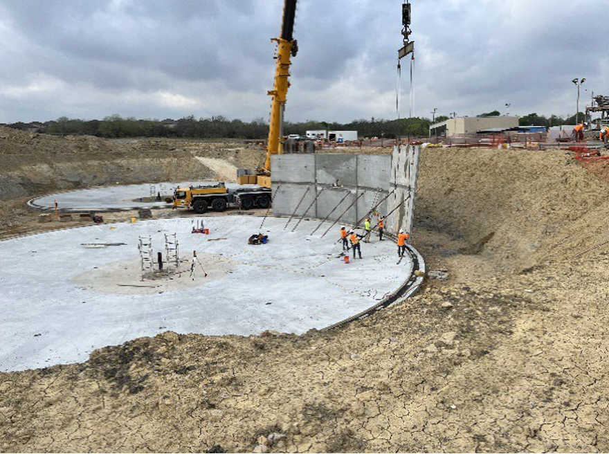 Utilities and construction crew work to expand the existing Salitrillo and Martinez IV wastewater treatment plants. 