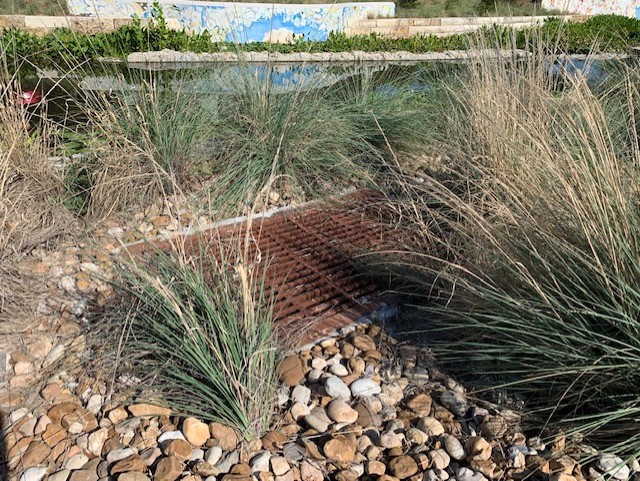 Bioswales are some of the sustainable features included at San Pedro Creek Culture Park
