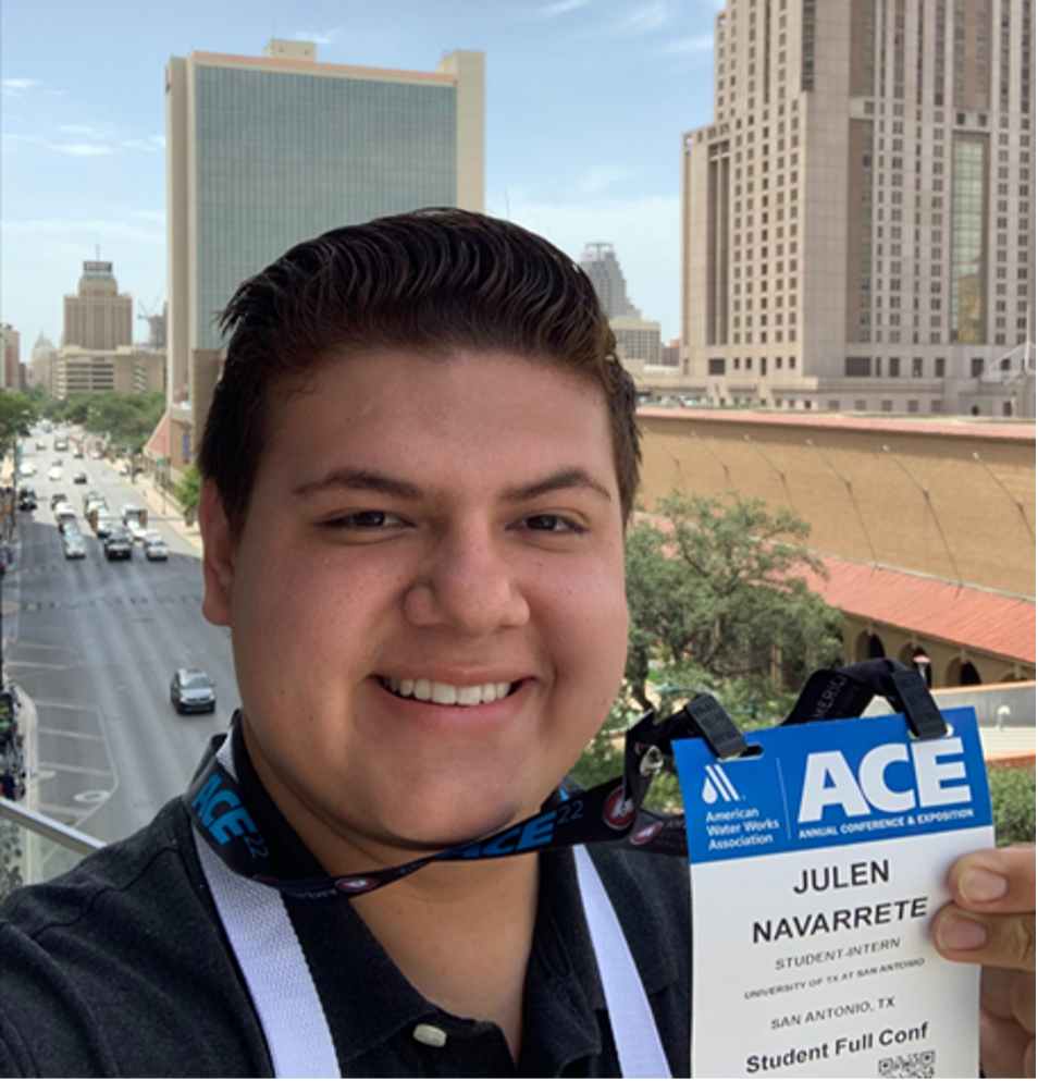Julen Navarrete at the American Water Works Conference 
