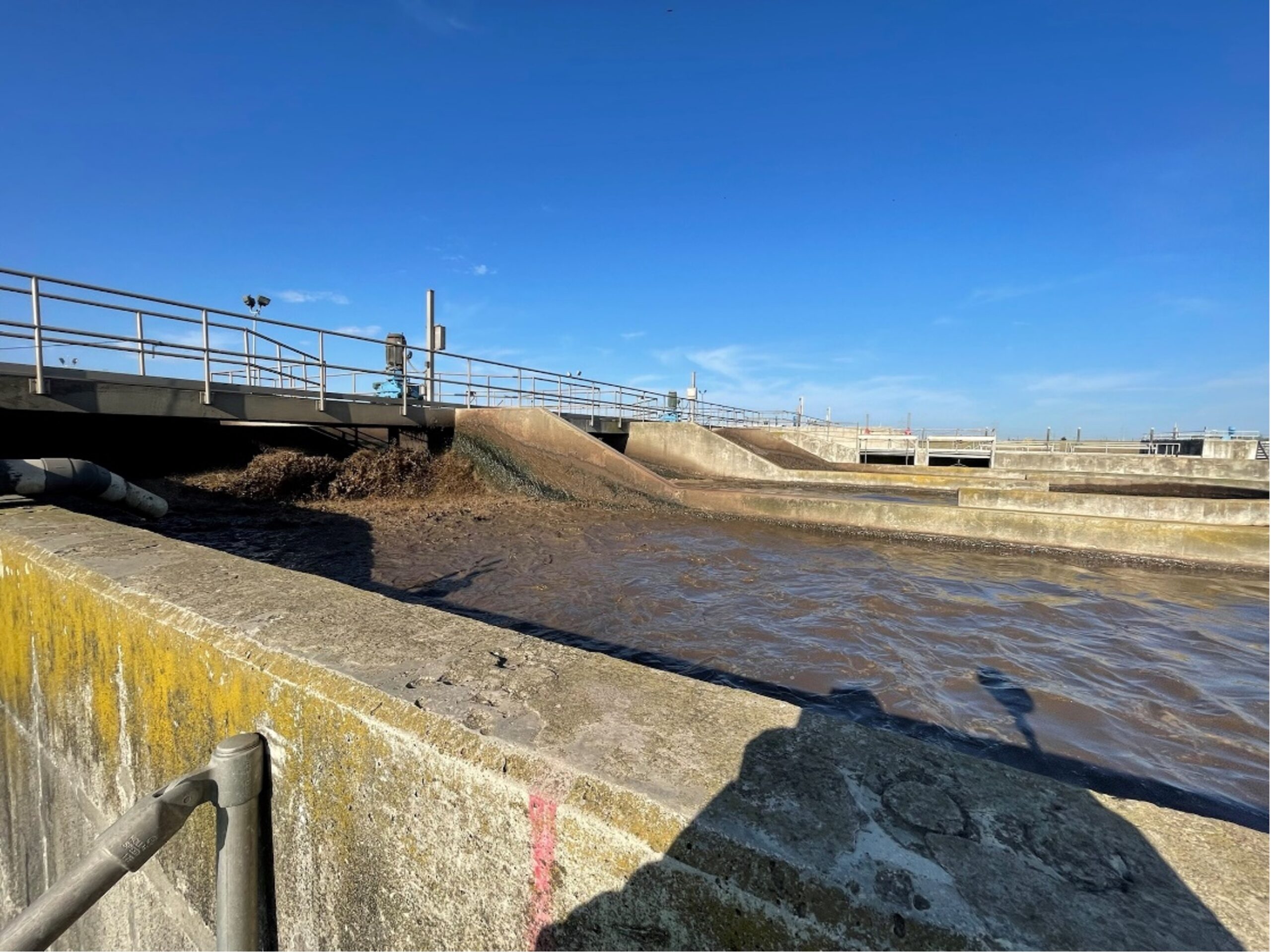 Aerators at Water Treatment Facility