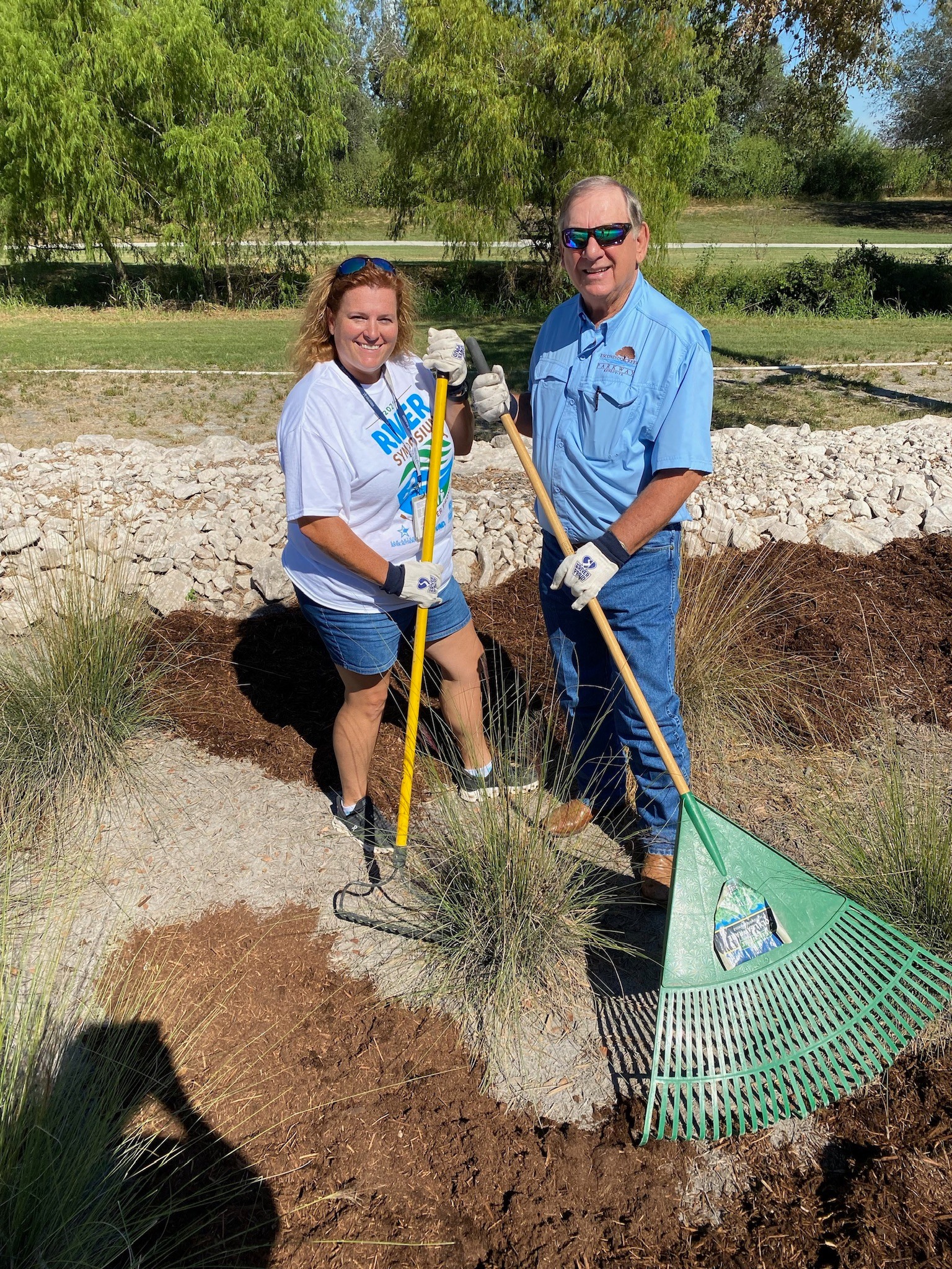 Clean up at Escondido Creek Parkway