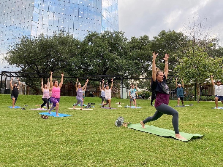 Yoga on the Creek Session