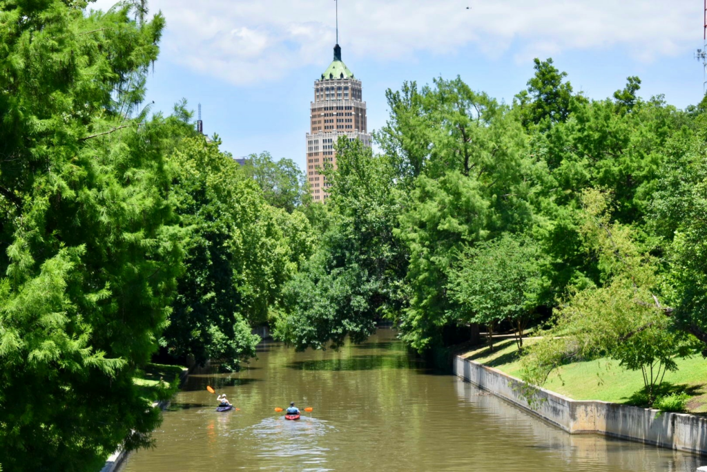 Kayak down the San Antonio River this Spring