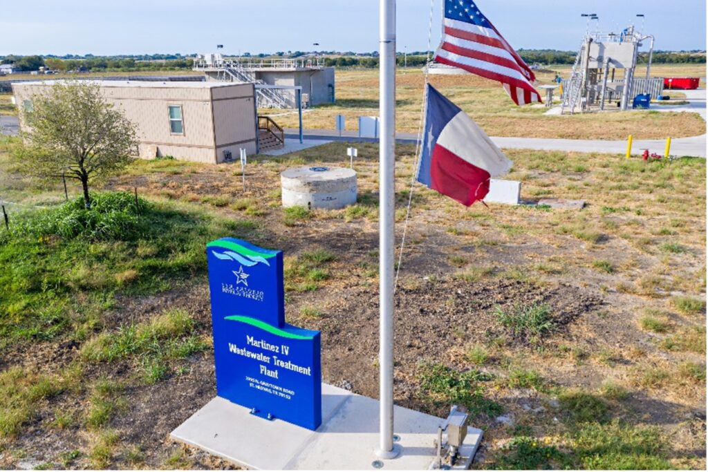 Front view of the Martinez IV Water Treatment Plant