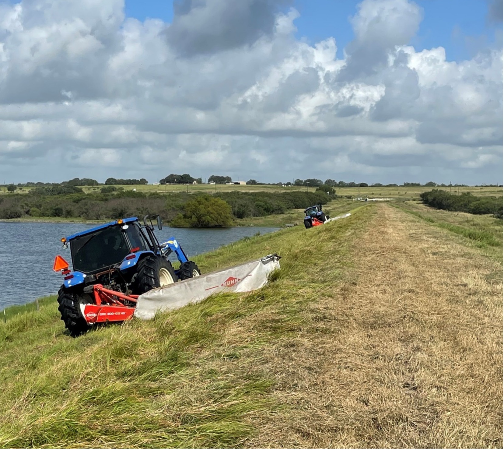 WPO crews help to maintain area dams.