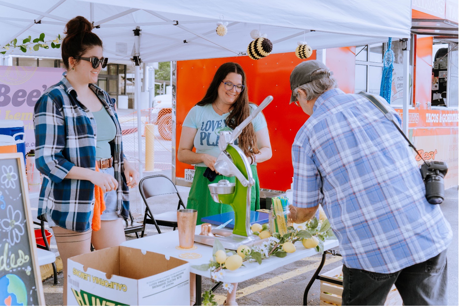 Vendors at Creekfest