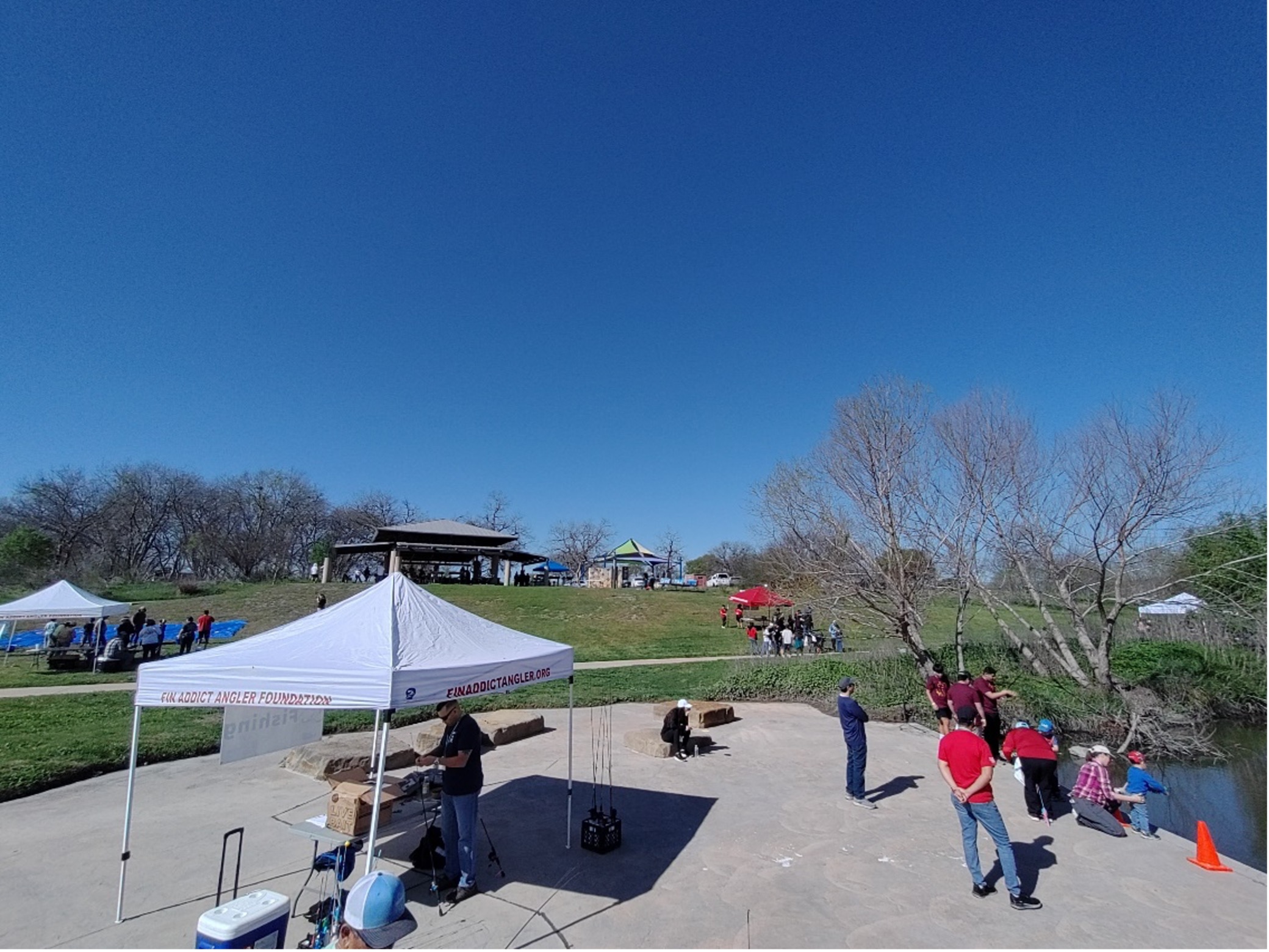 Fin Addict at Acequia Park Event