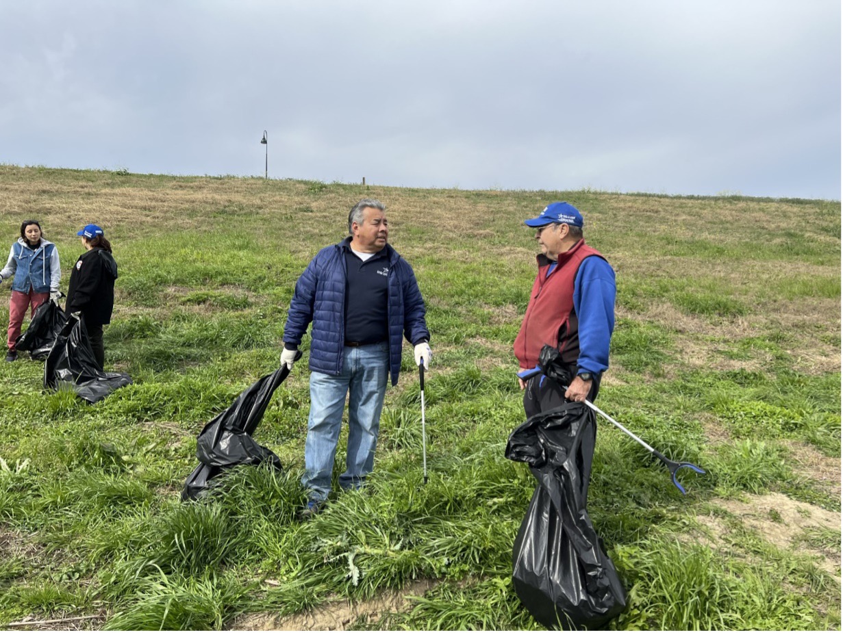 Board Member Jerry Gonzales volunteering with River Warriors