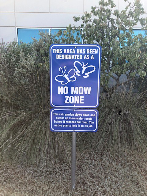 No Mow Zone