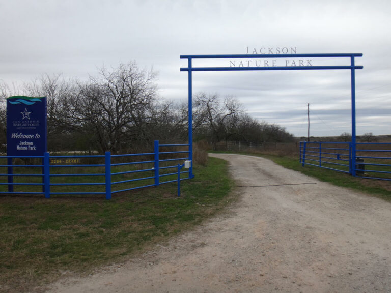 Entry gate to Jackson Nature Park