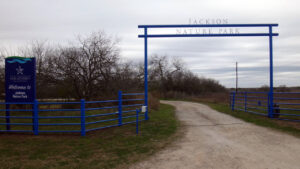 Entrance gate to Jackson Nature Park
