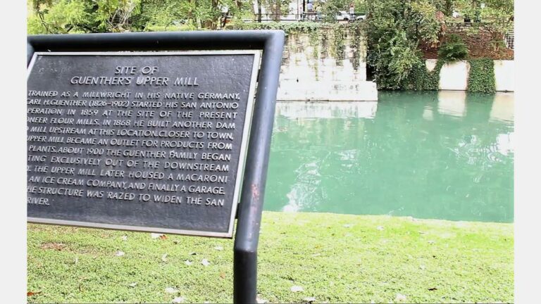 King William Paddle Trail Guenther Historical Sign