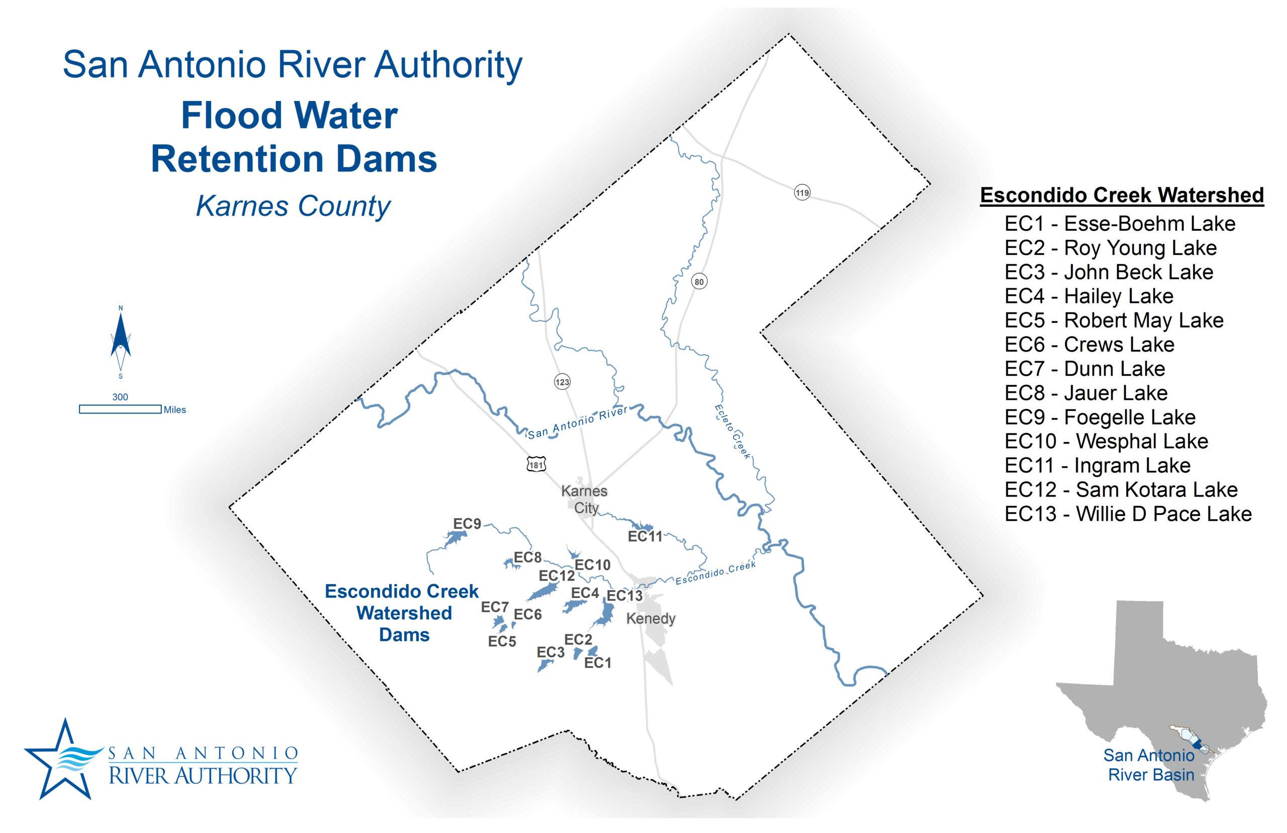 Dams Reference Karnes County 