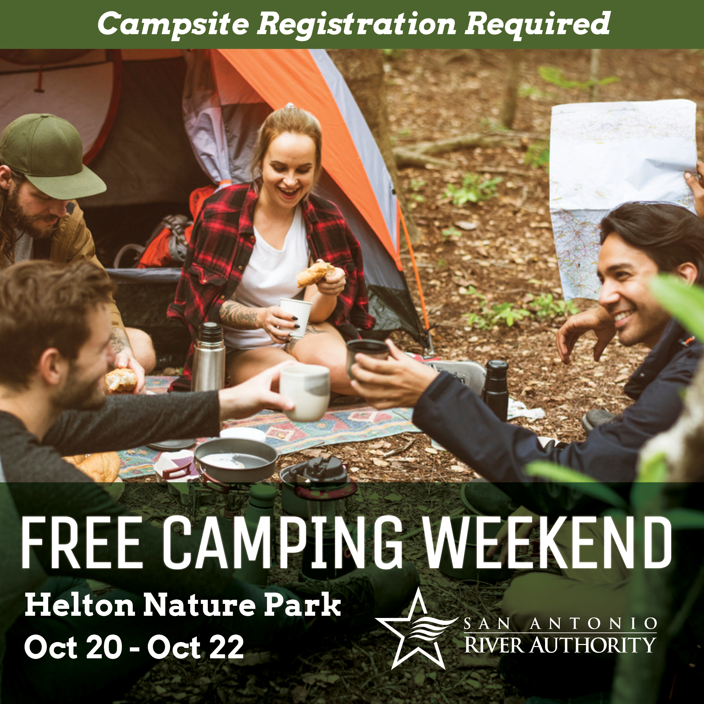 Free Camping Weekend at Helton Nature Park