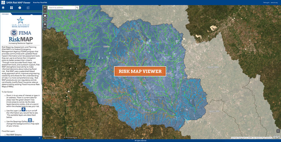 FEMA Flood Risk Map