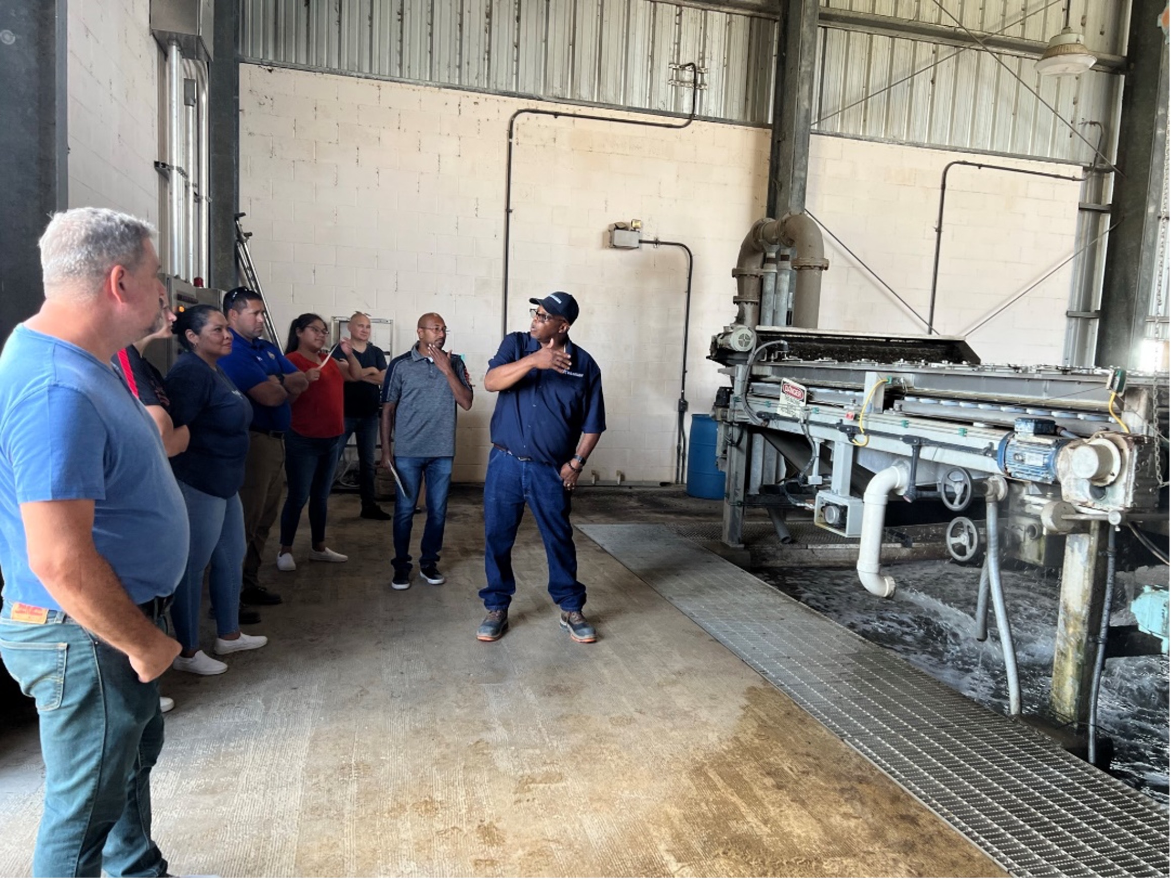 Sterling leading wastewater treatment plant tour to the public 