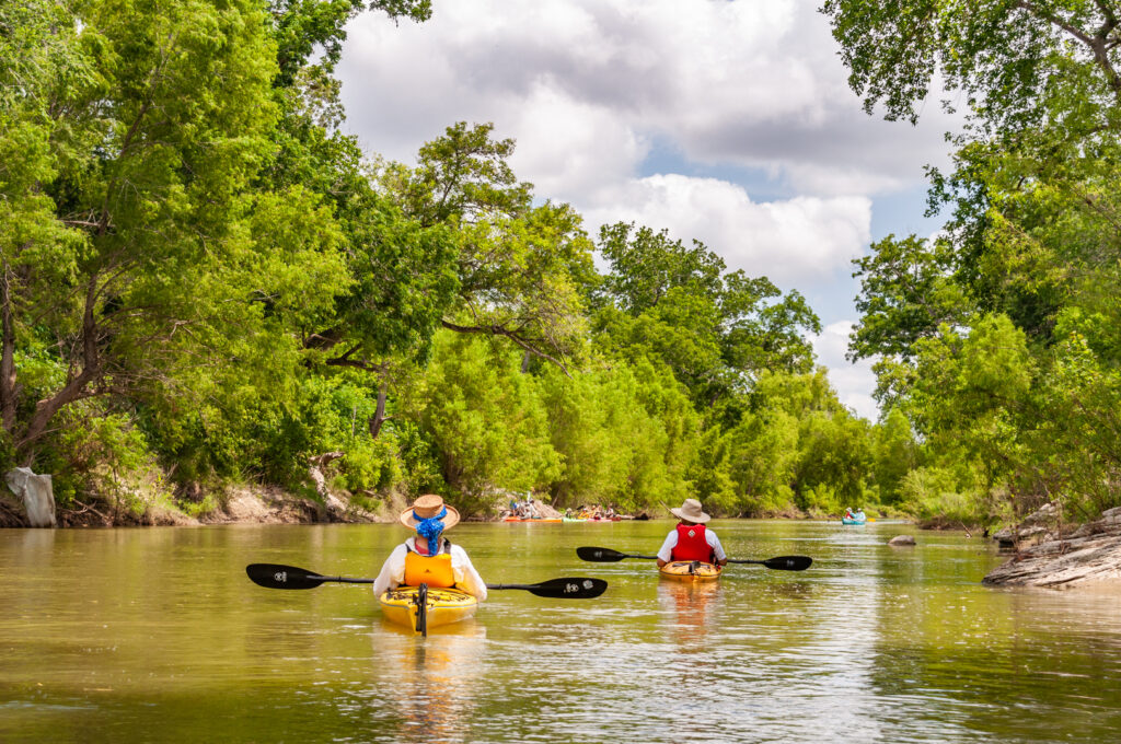 Kayaking on San Antonio River