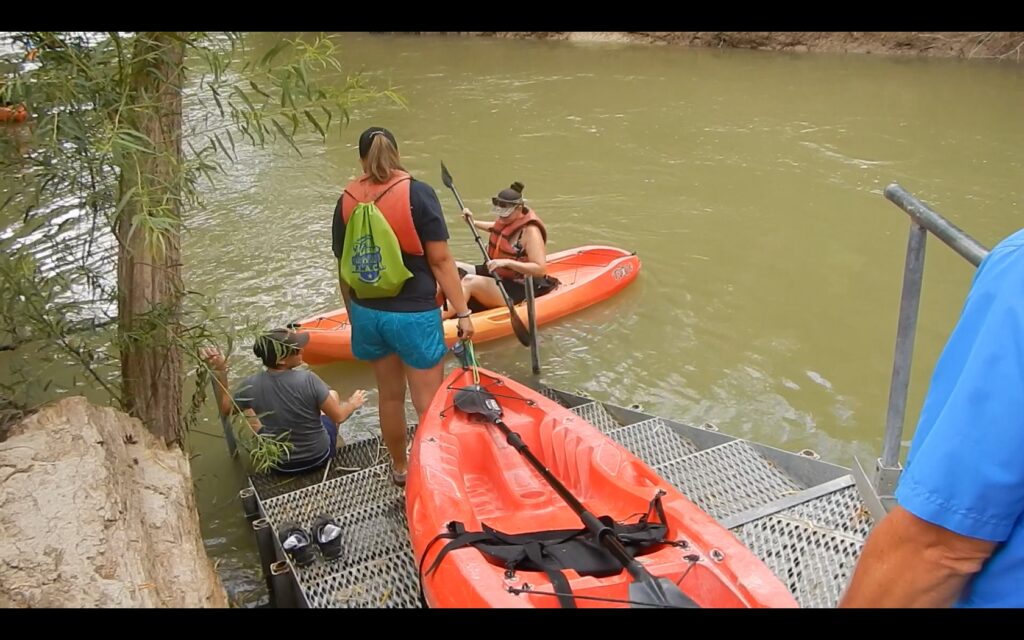 Kayak Put-In Station on San Antonio River