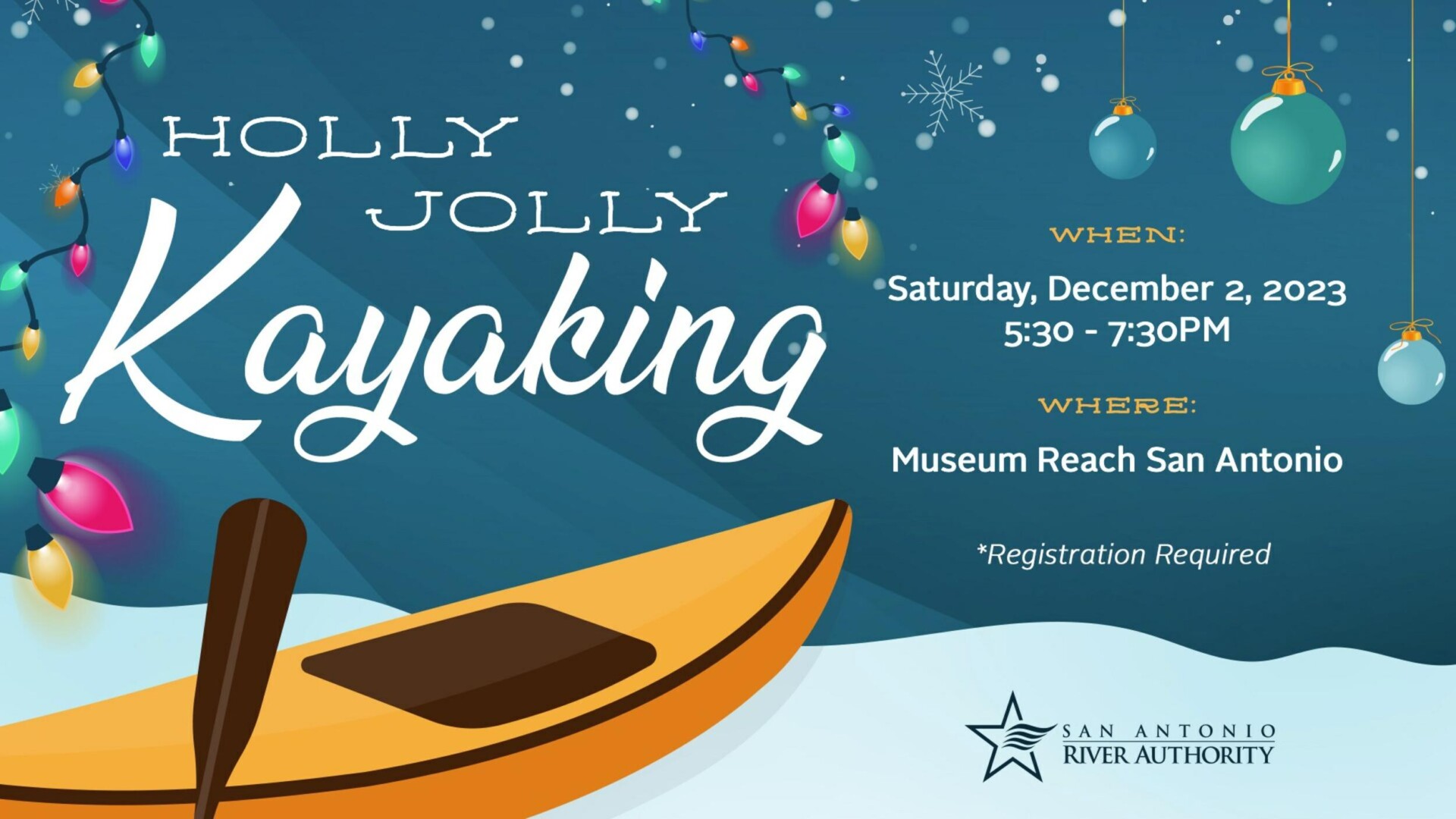 Holly Jolly Kayaking promotional image