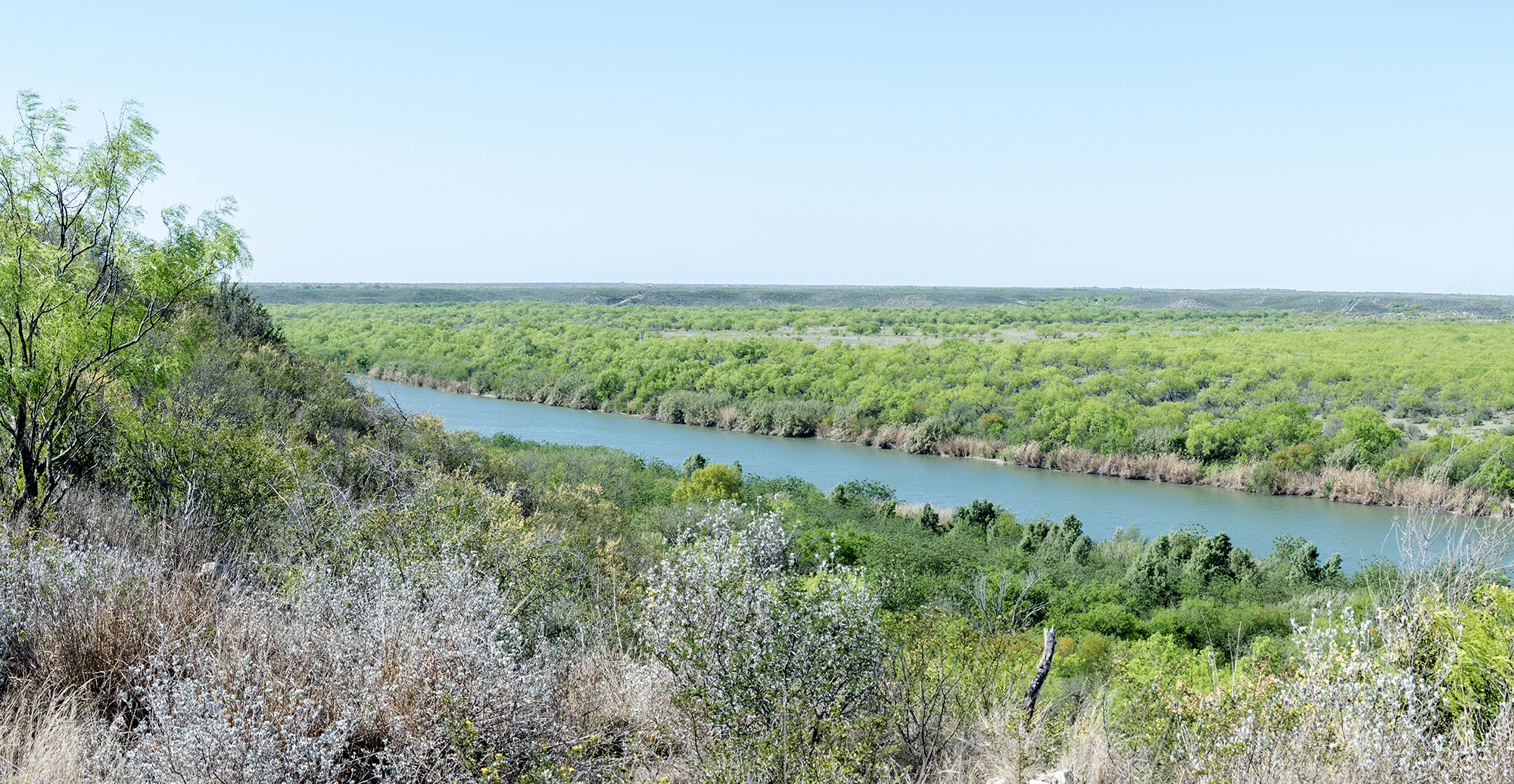 Rio Grande River in spring