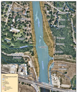 Mission Reach Ecosystems Restoration Map