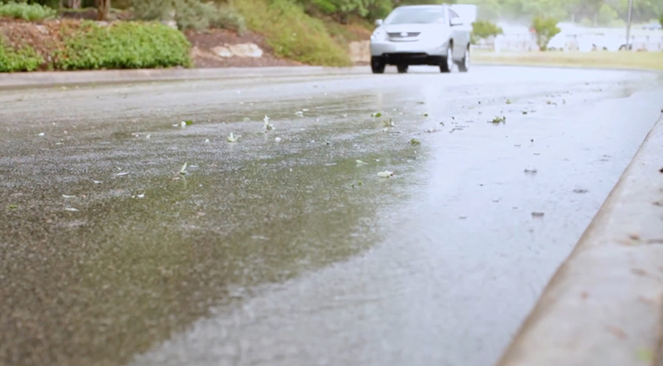 Wet highway