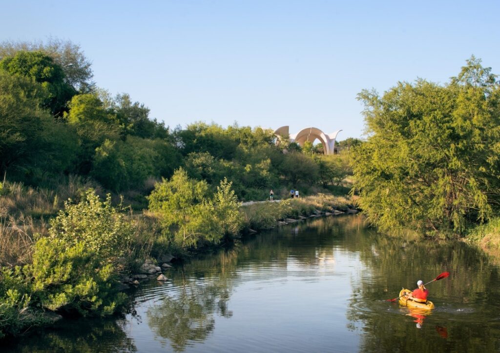 Kayaking on San Antonio River