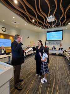 Lisa Barratechea sworn in as Board of Director