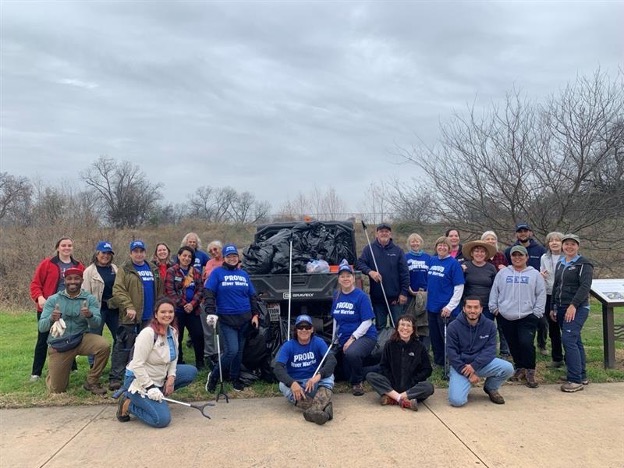 Group of River Warriors after cleanup event