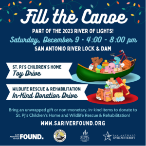 Fill the Canoe toy drive