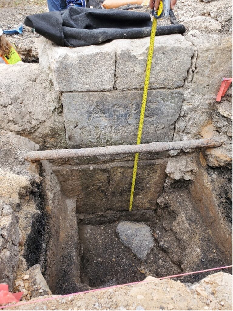 Excavating ruins