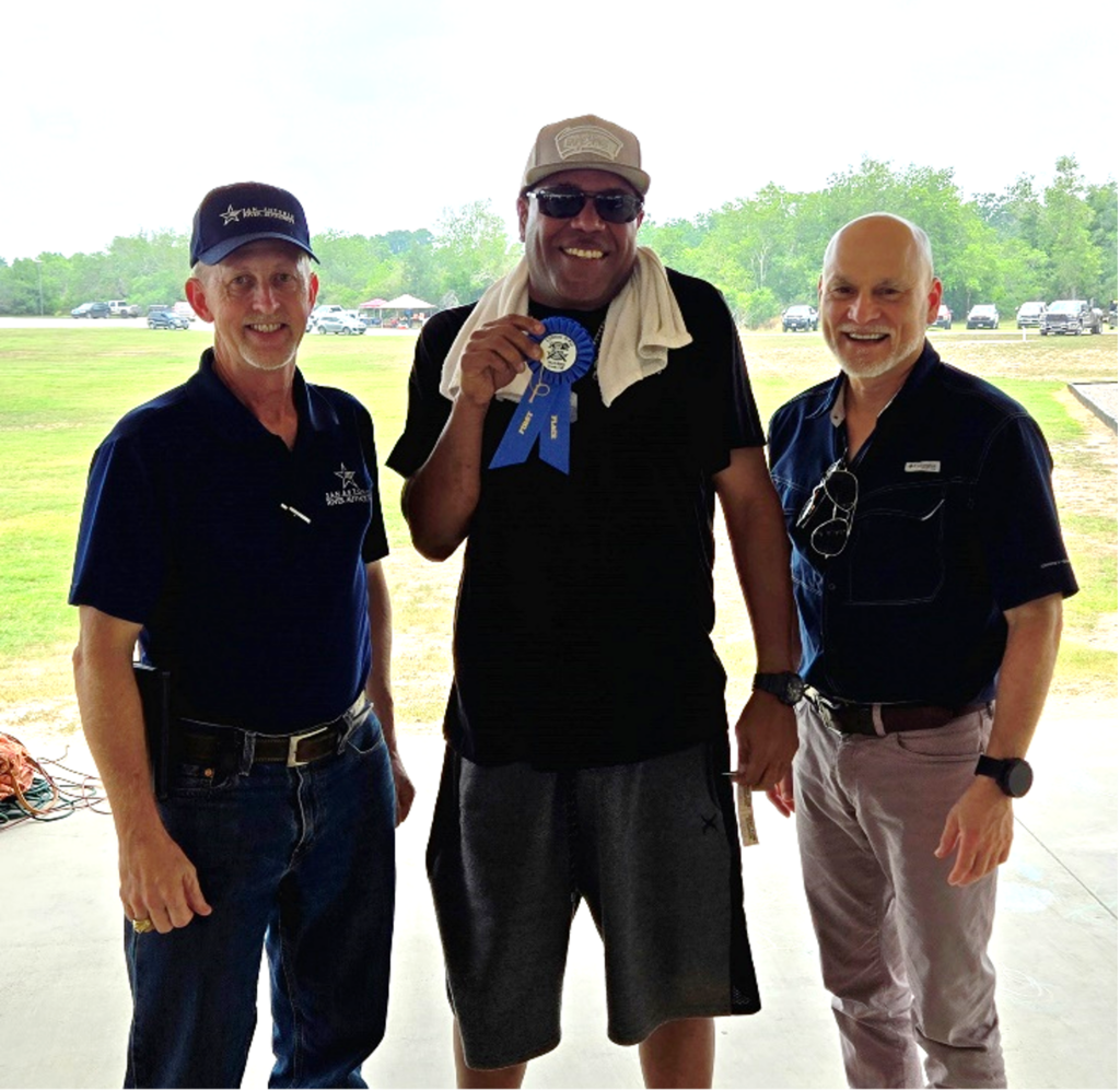 Mr. Carvajal served as a judge alongside board member Derek Gaudlitz (right) during the staff 2024 SARA BBQ Cookoff in Wilson County.