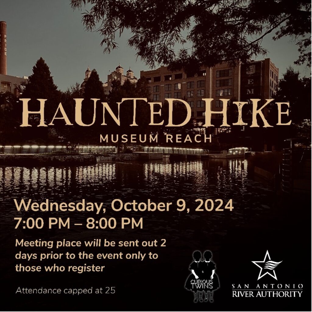 Haunted Hike Museum Reach promotional flyer.
