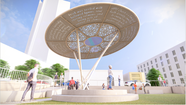 Rendering of artistic structure.