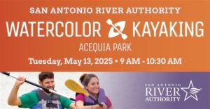 Watercolor Kayaking Event promotional banner